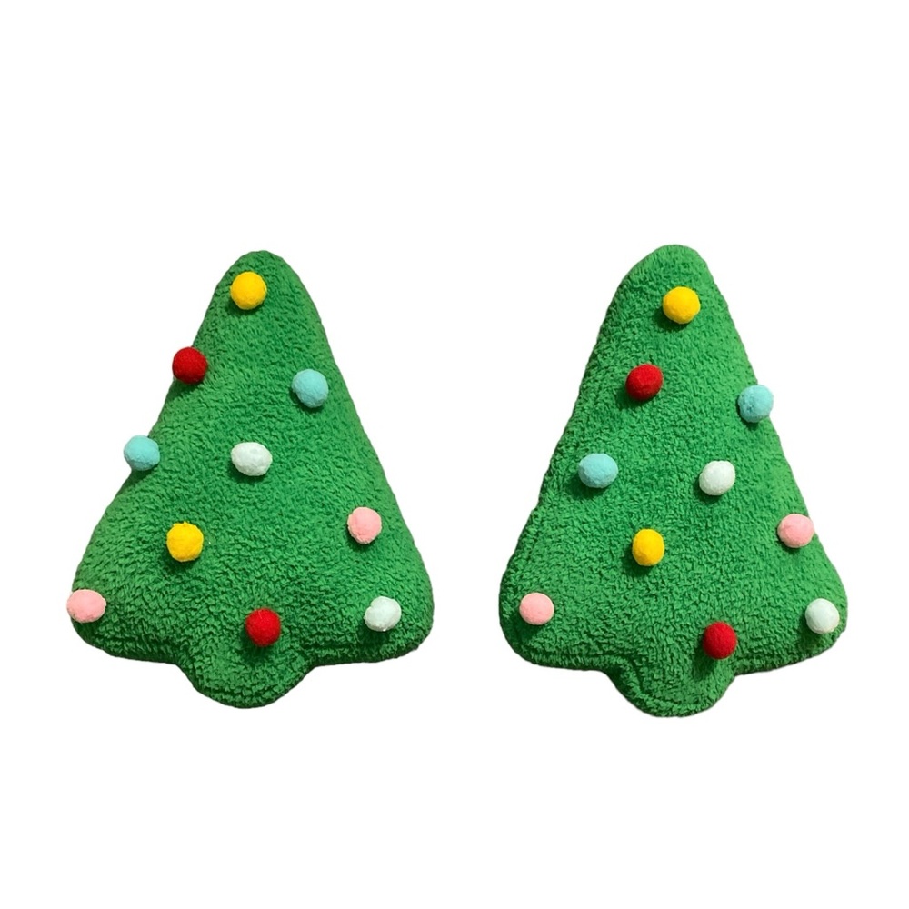 Christmas Tree Novelty Throw Pillow Winter Christmas - Picture 1 of 3